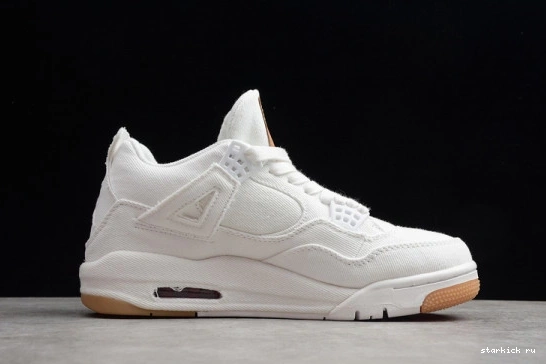 AO2571 Air AO2571 (Levi's 100 Retro Tag) 4 Levi's Jordan White 100 1012